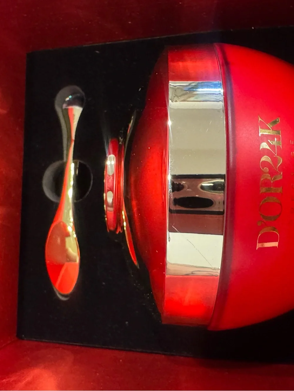 D'OR24K Prestige Bio Thermal Red Caviar, Cream Serum & mask lot Red